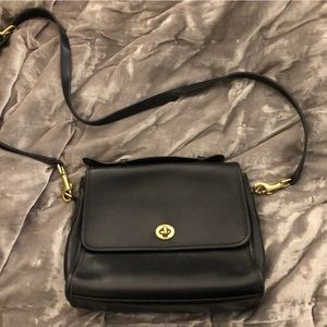 Leather Coach Cross Body Purse